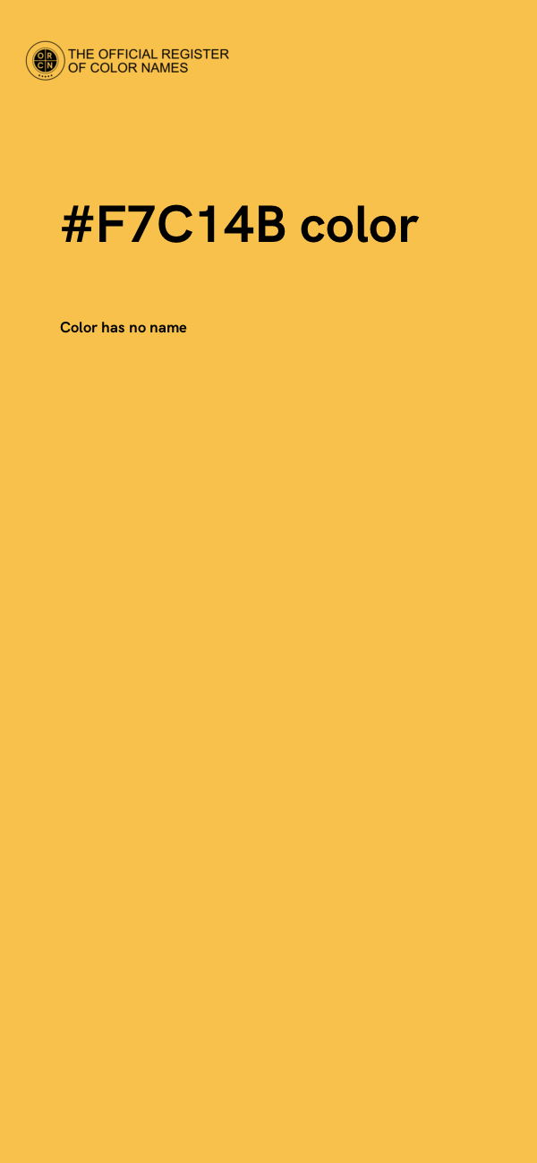#F7C14B color image