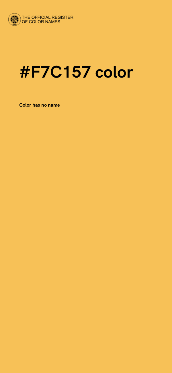 #F7C157 color image