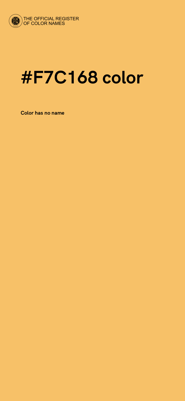 #F7C168 color image