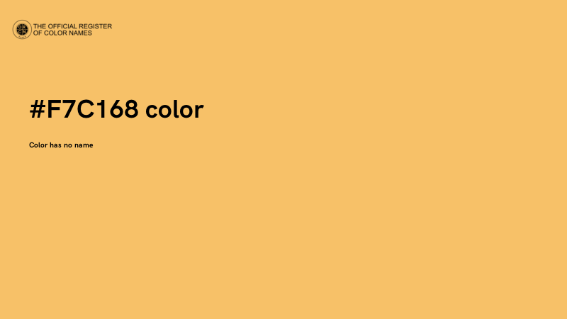 #F7C168 color image