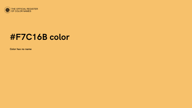 #F7C16B color image