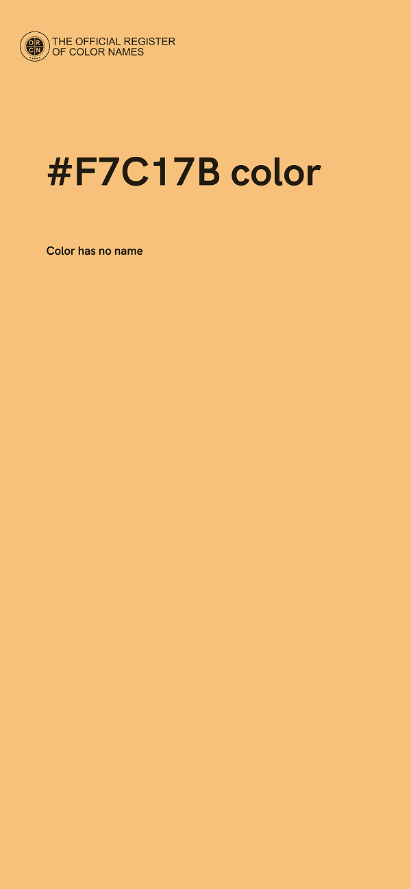 #F7C17B color image