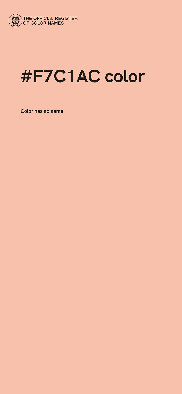 #F7C1AC color image