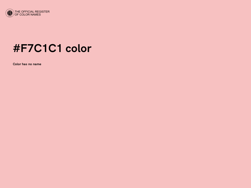 #F7C1C1 color image