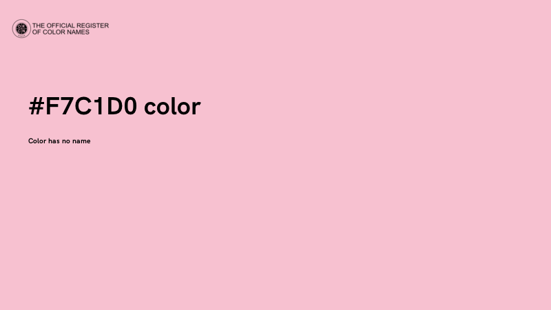 #F7C1D0 color image