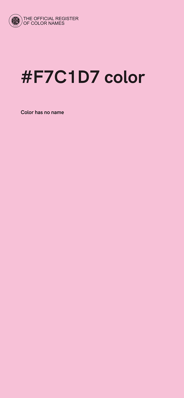 #F7C1D7 color image