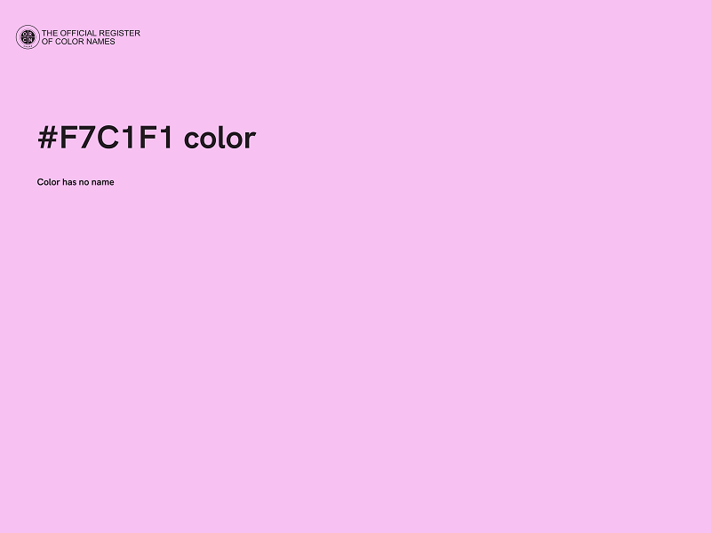 #F7C1F1 color image