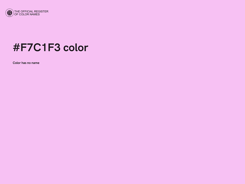 #F7C1F3 color image