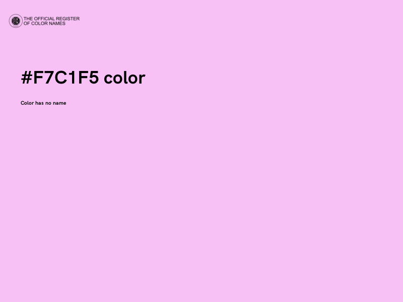 #F7C1F5 color image
