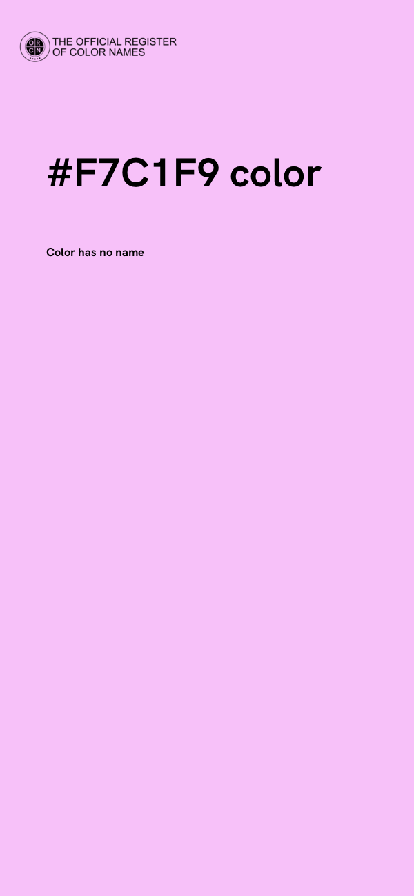 #F7C1F9 color image