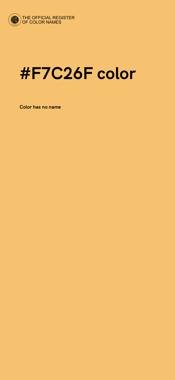 #F7C26F color image