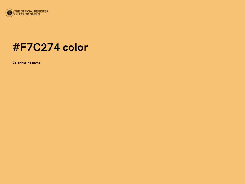#F7C274 color image