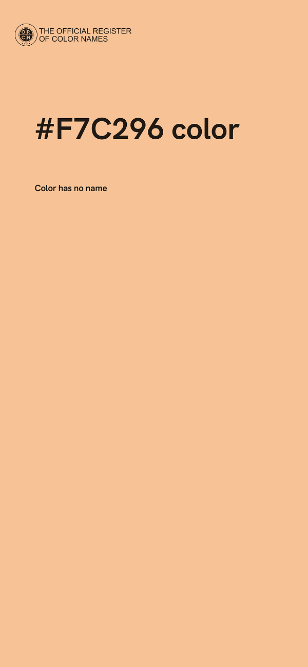 #F7C296 color image