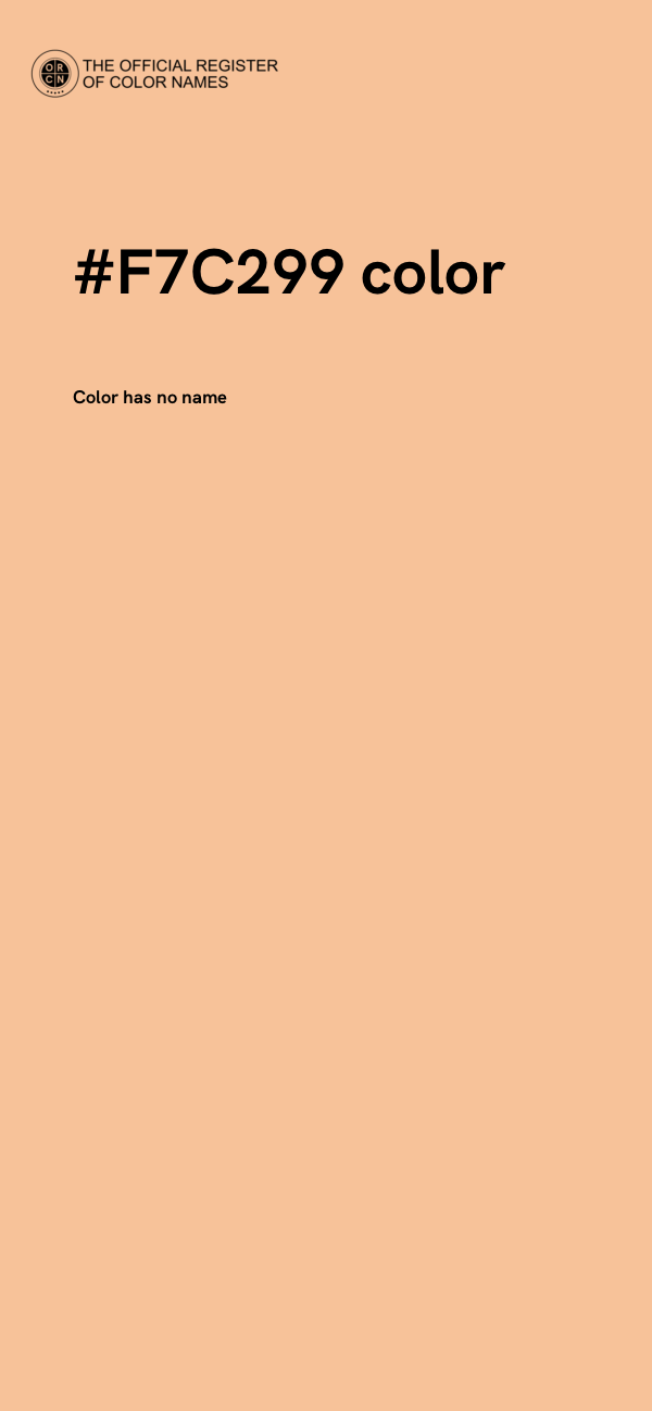 #F7C299 color image