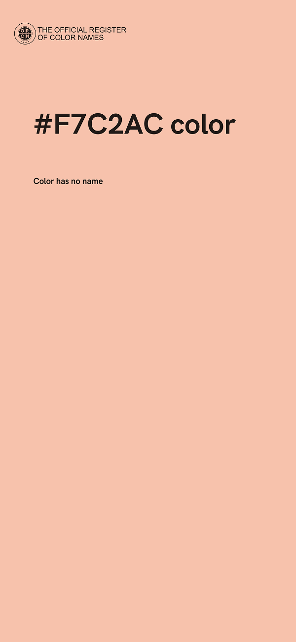 #F7C2AC color image