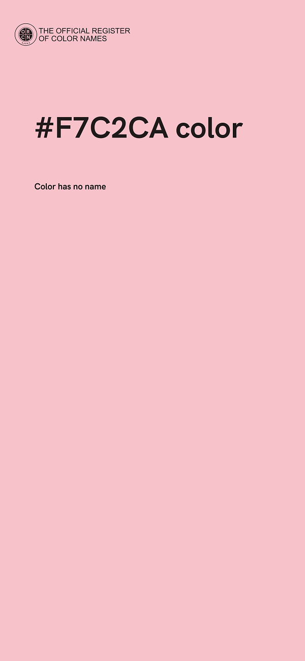 #F7C2CA color image