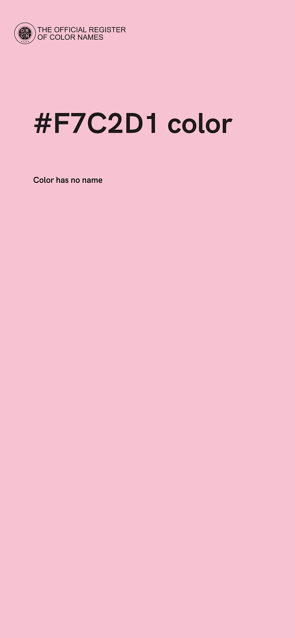 #F7C2D1 color image