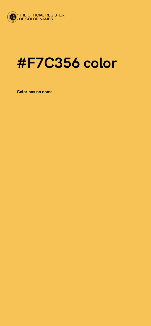 #F7C356 color image