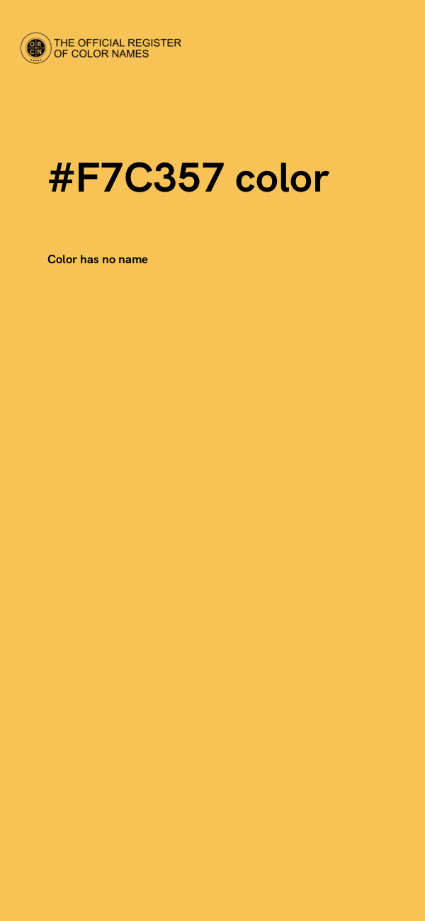 #F7C357 color image