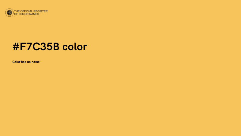 #F7C35B color image