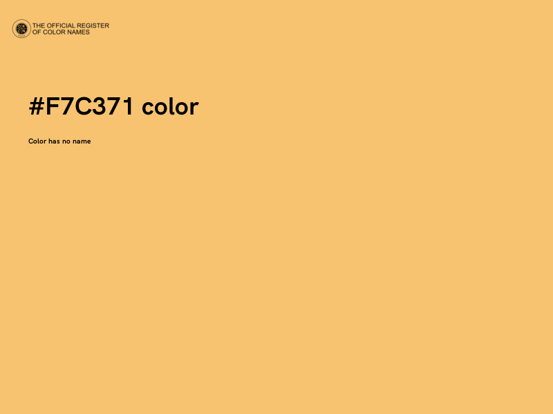 #F7C371 color image