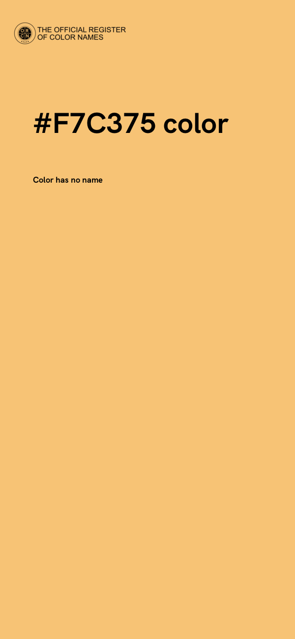 #F7C375 color image