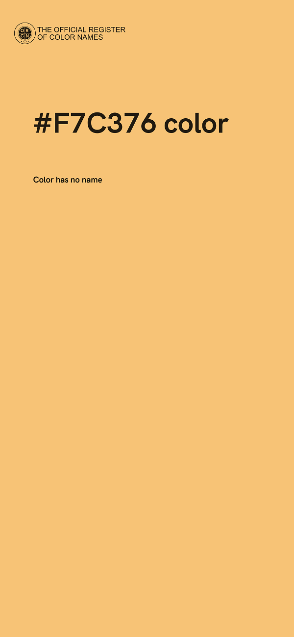 #F7C376 color image