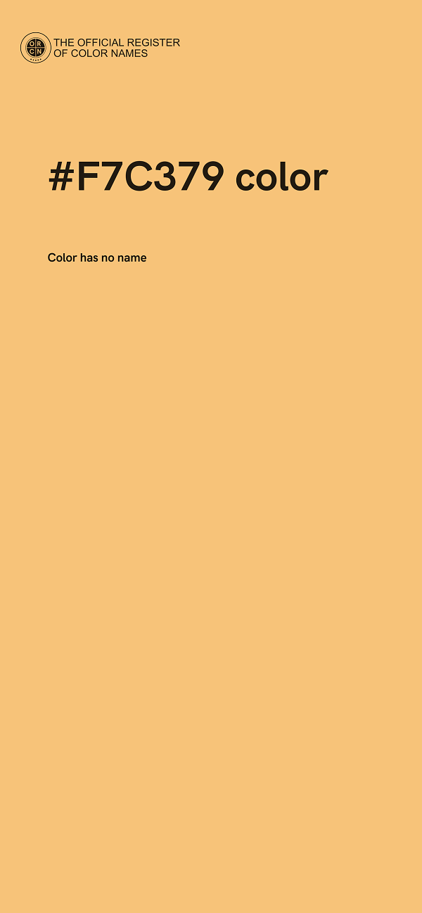 #F7C379 color image