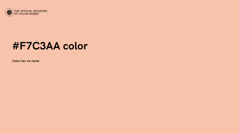 #F7C3AA color image