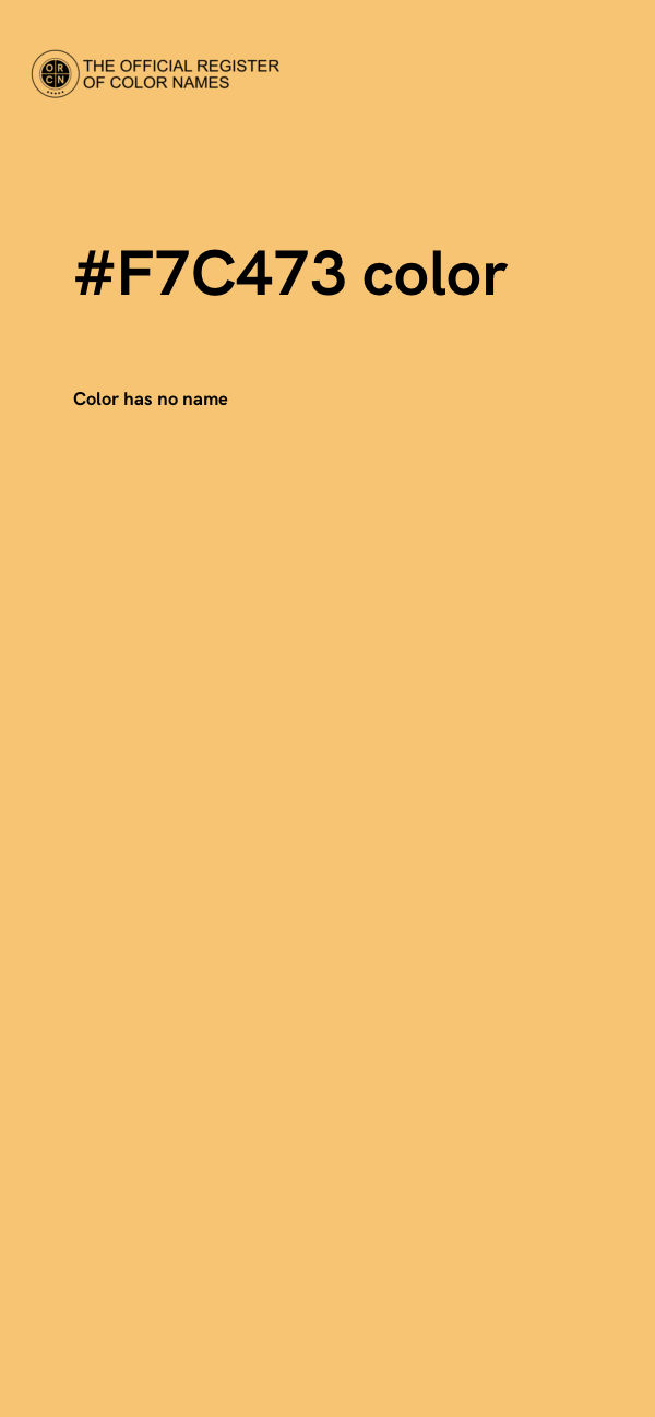 #F7C473 color image