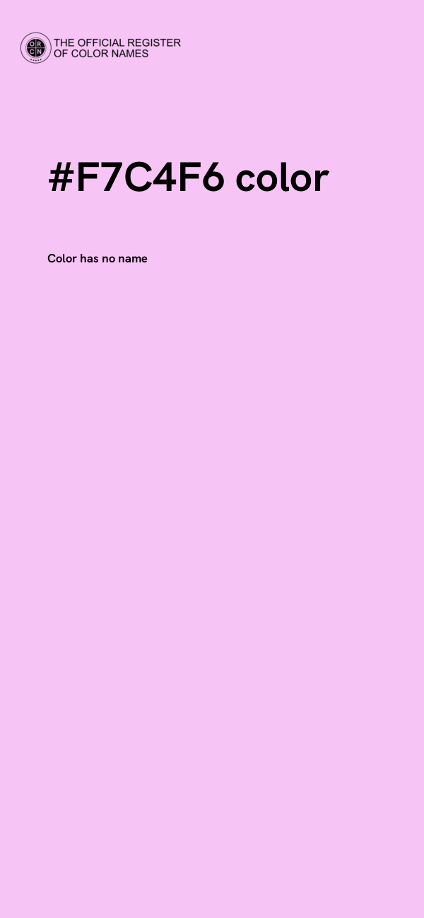 #F7C4F6 color image