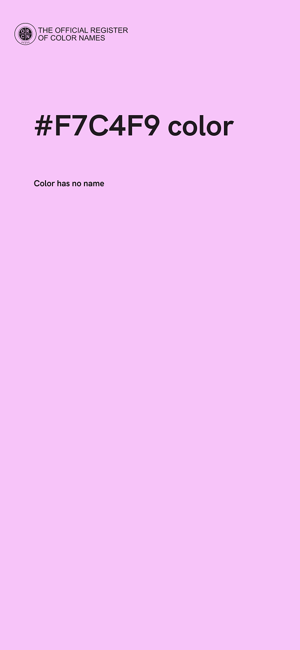 #F7C4F9 color image