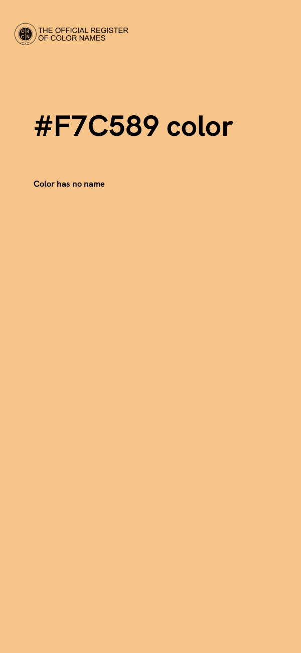 #F7C589 color image