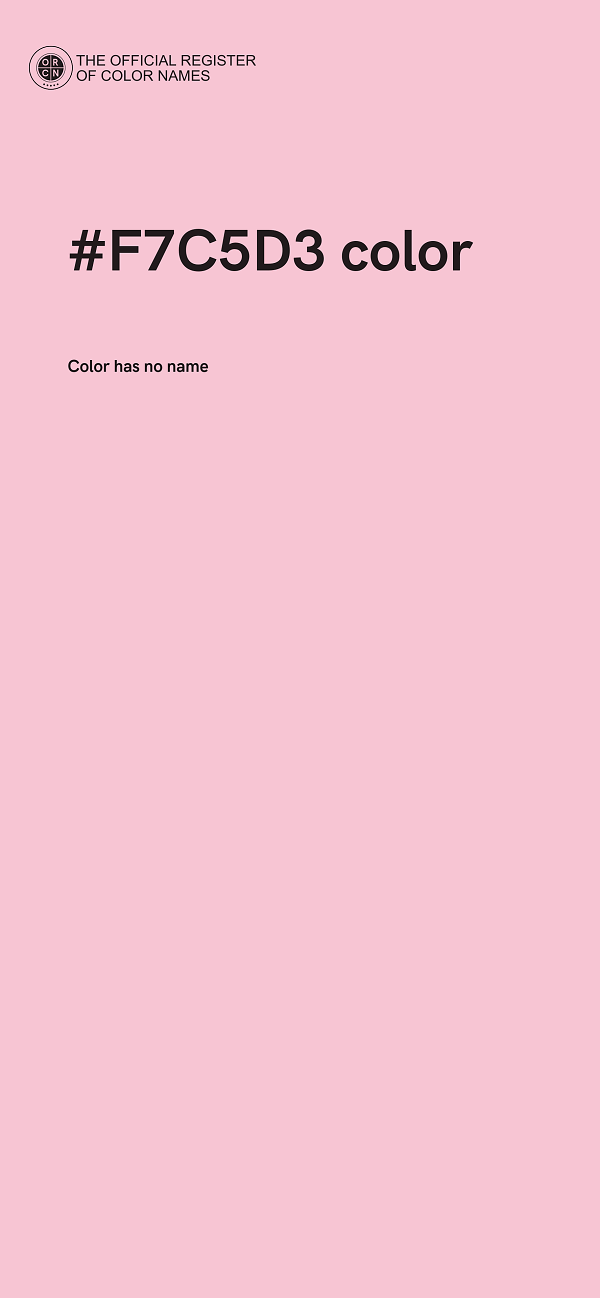 #F7C5D3 color image