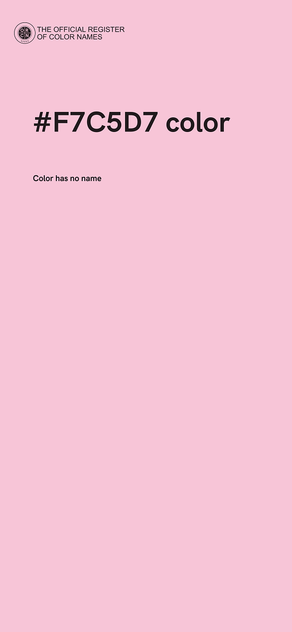 #F7C5D7 color image