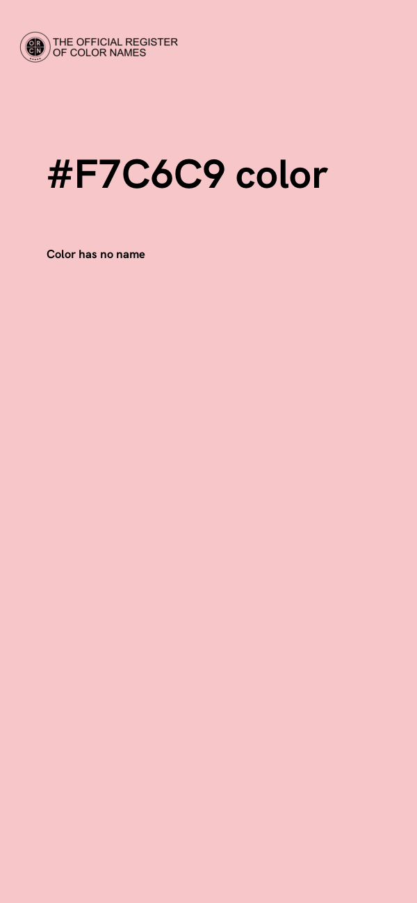 #F7C6C9 color image