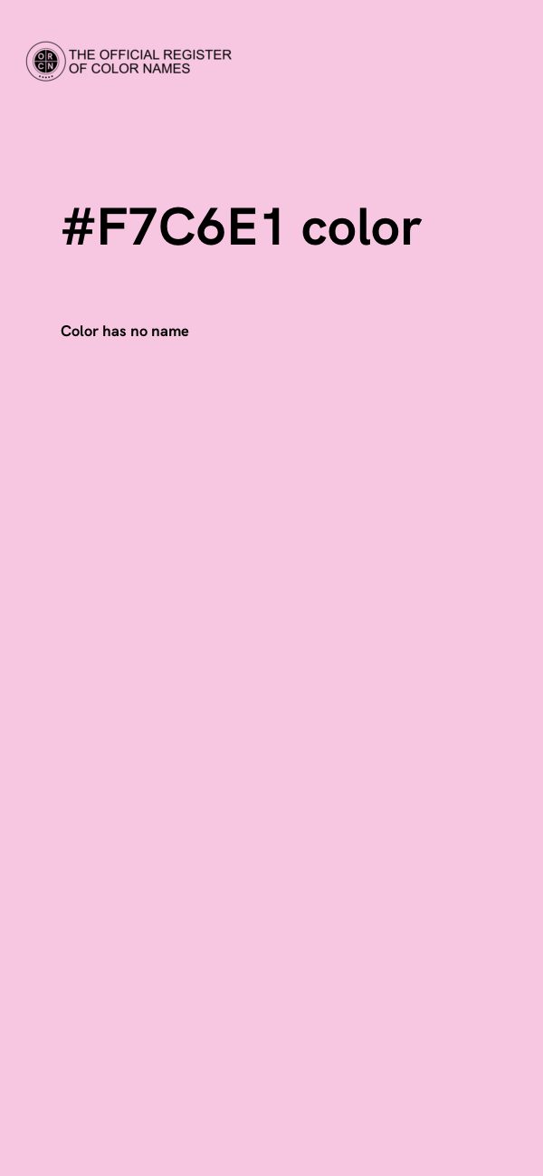 #F7C6E1 color image