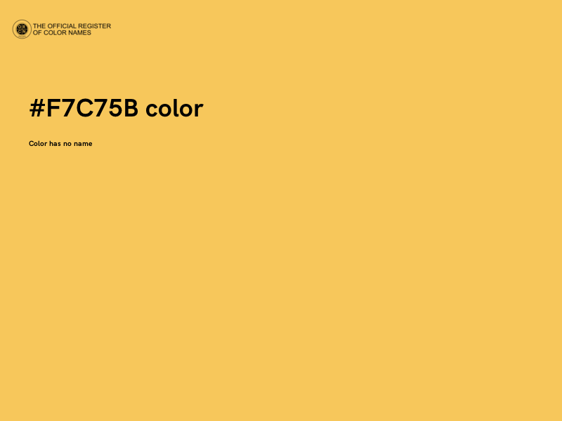 #F7C75B color image