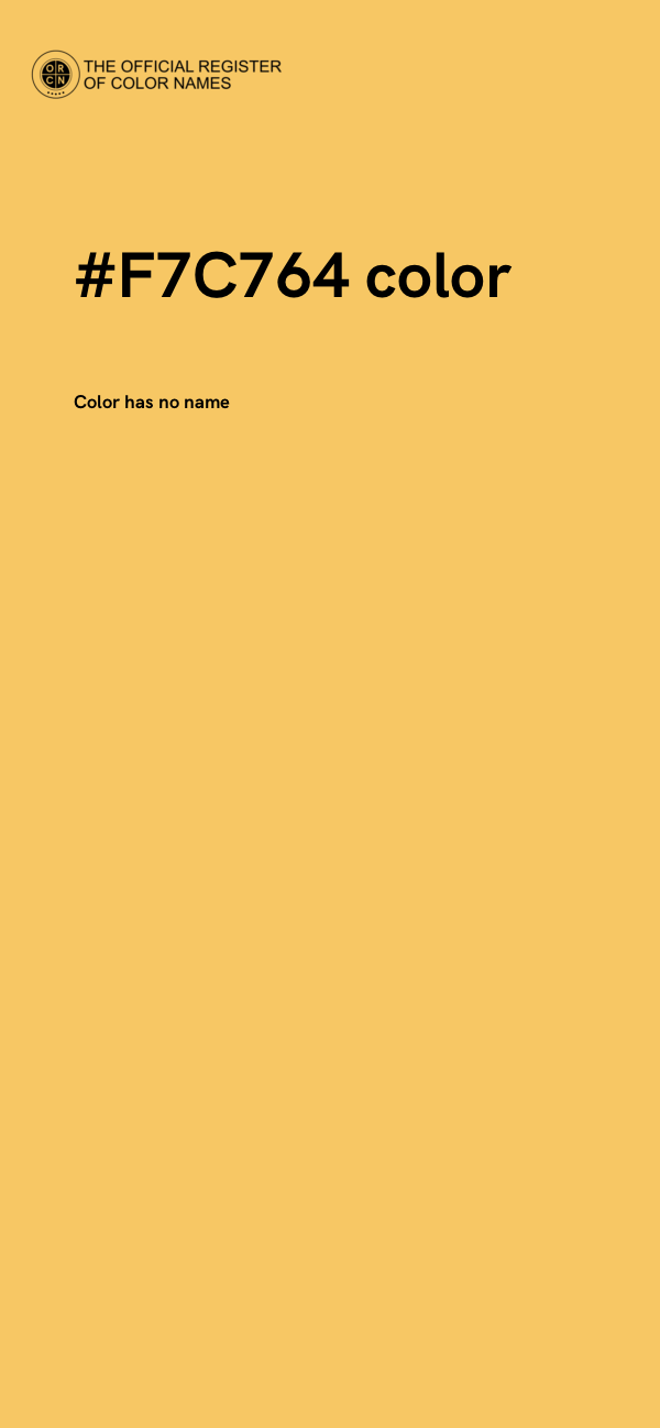 #F7C764 color image