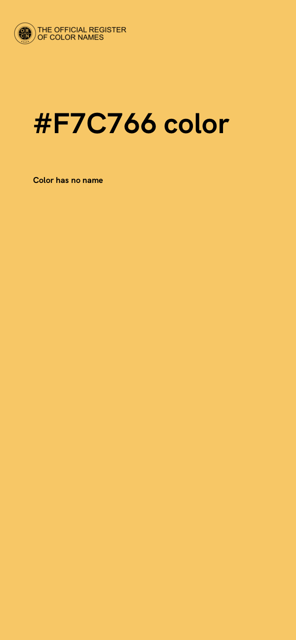 #F7C766 color image
