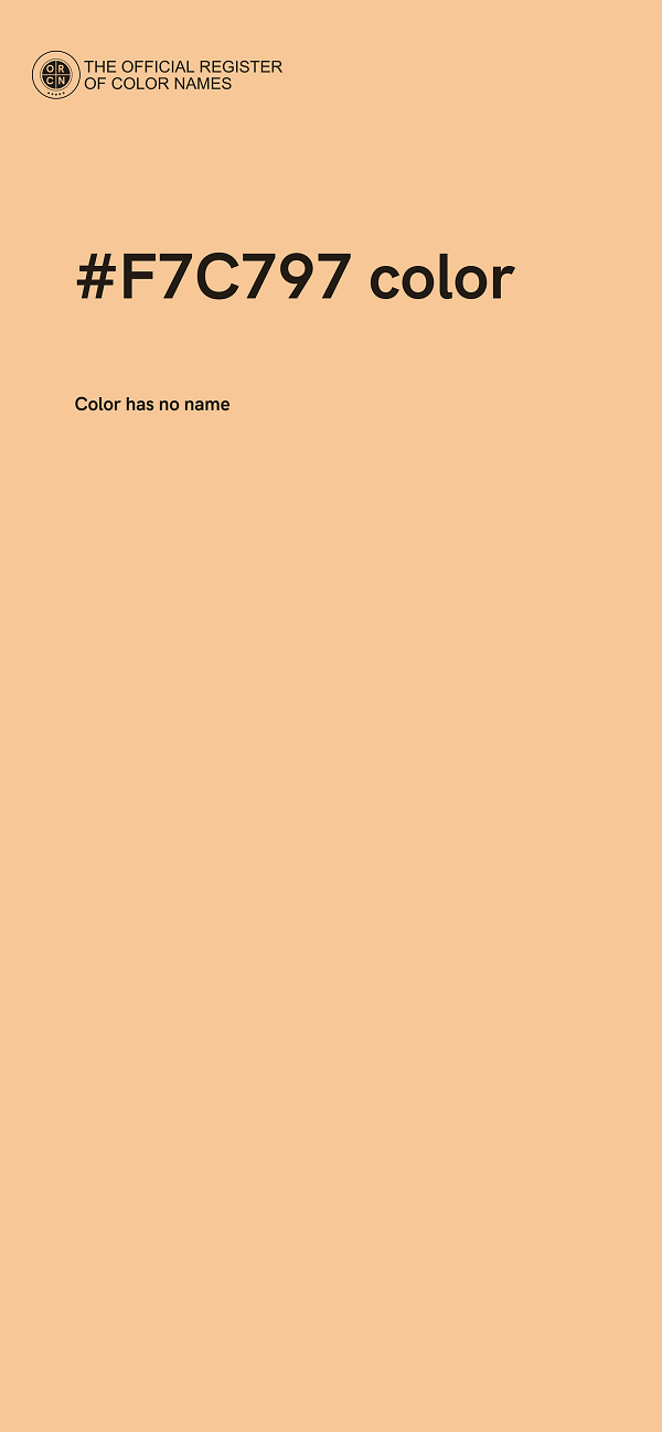 #F7C797 color image