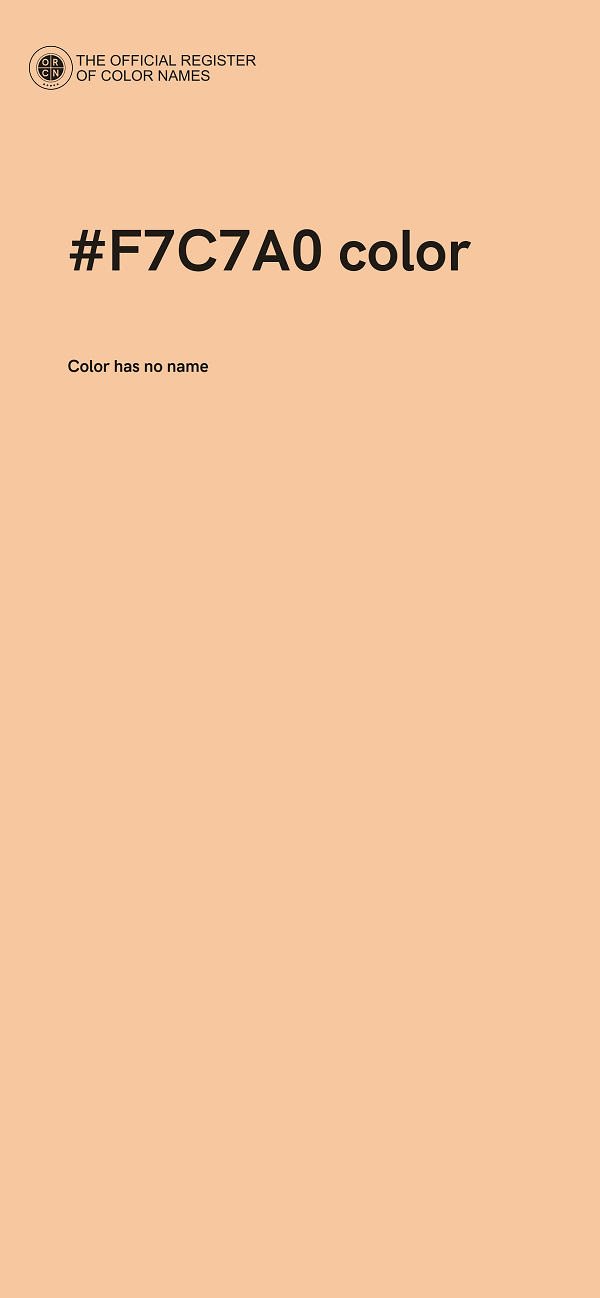 #F7C7A0 color image