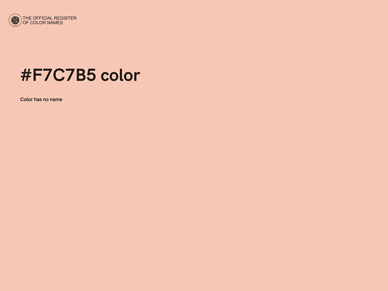 #F7C7B5 color image