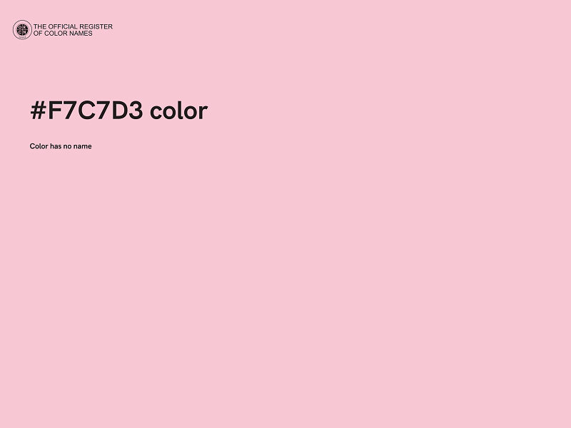 #F7C7D3 color image