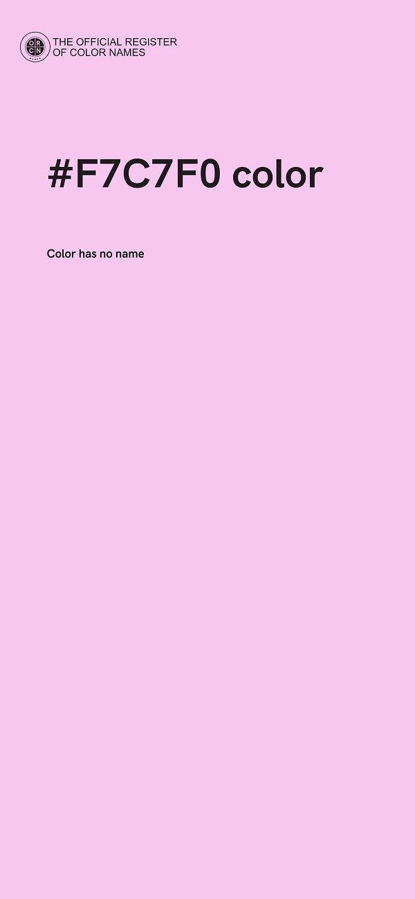 #F7C7F0 color image