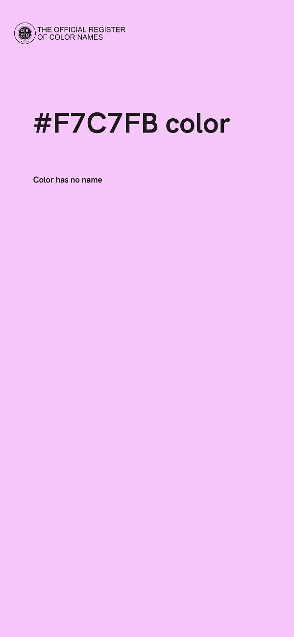 #F7C7FB color image