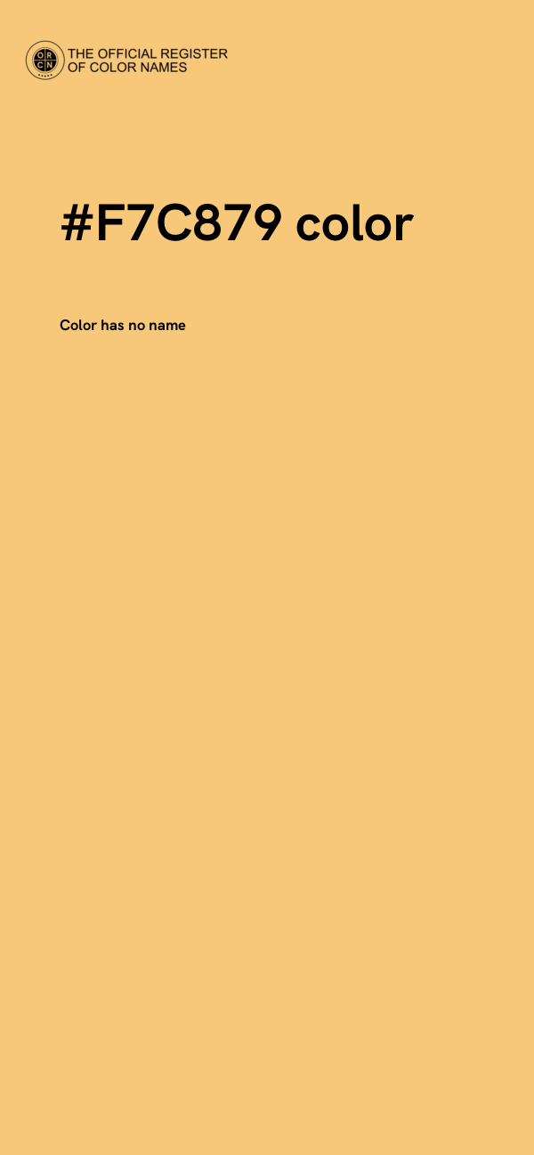 #F7C879 color image