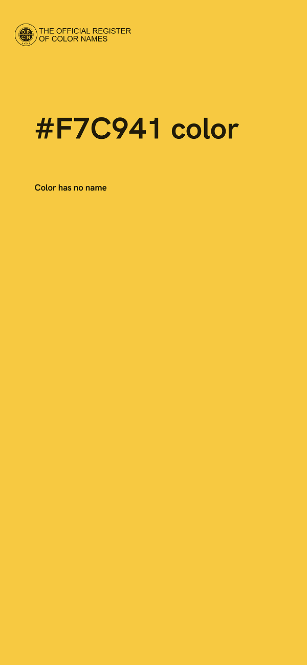 #F7C941 color image