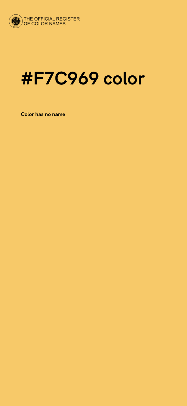 #F7C969 color image