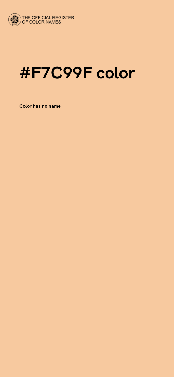 #F7C99F color image